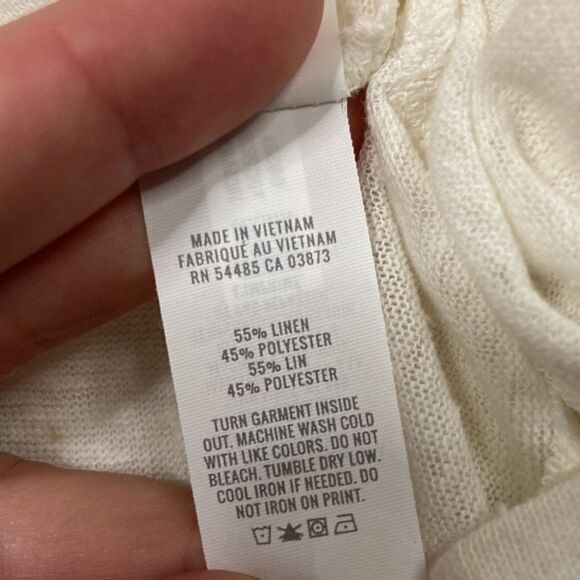 NWT Aerie Palm Trees Linen Blend T-Shirt size Medium - Picture 8 of 10